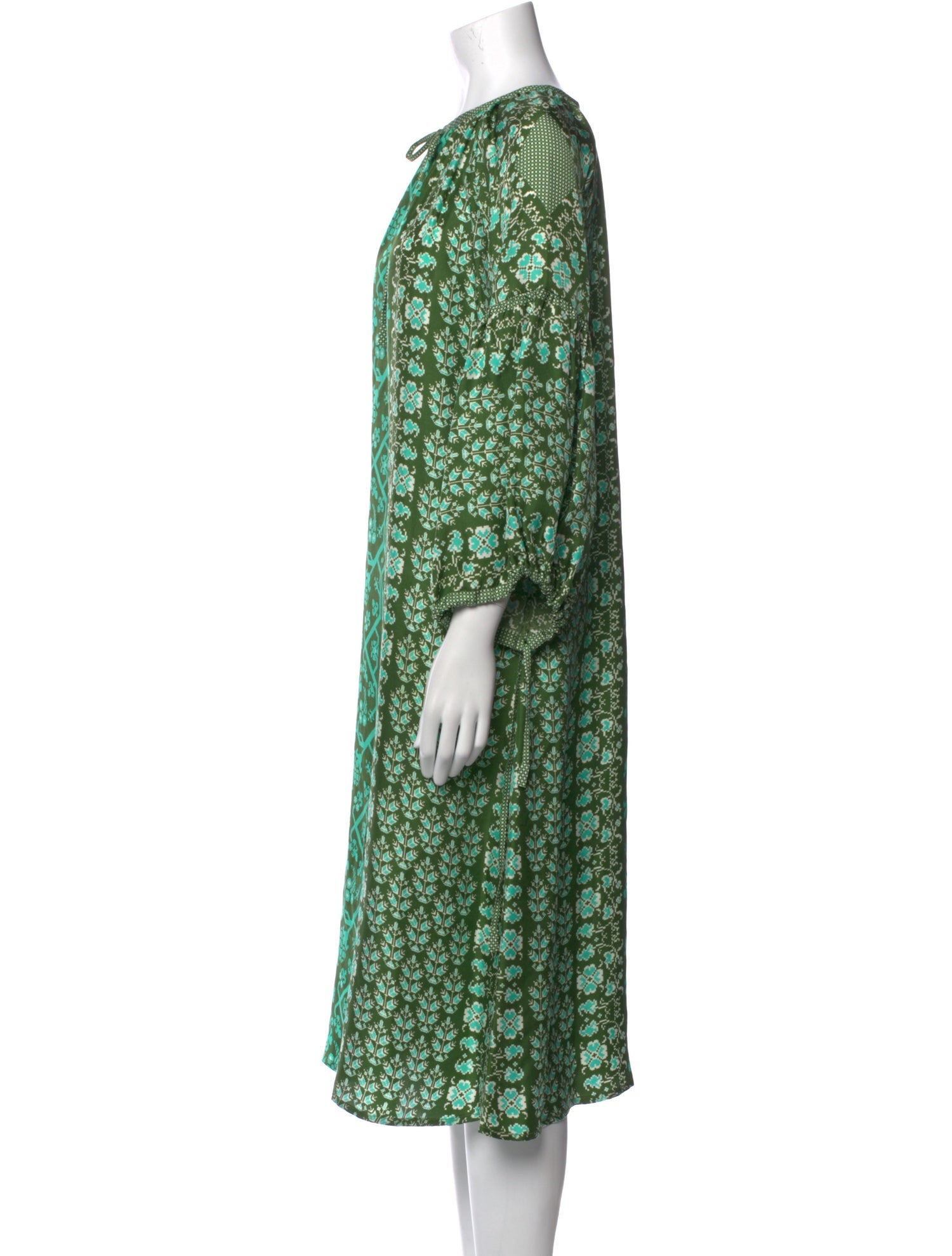 D'Ascoli Printed Midi Length Dress