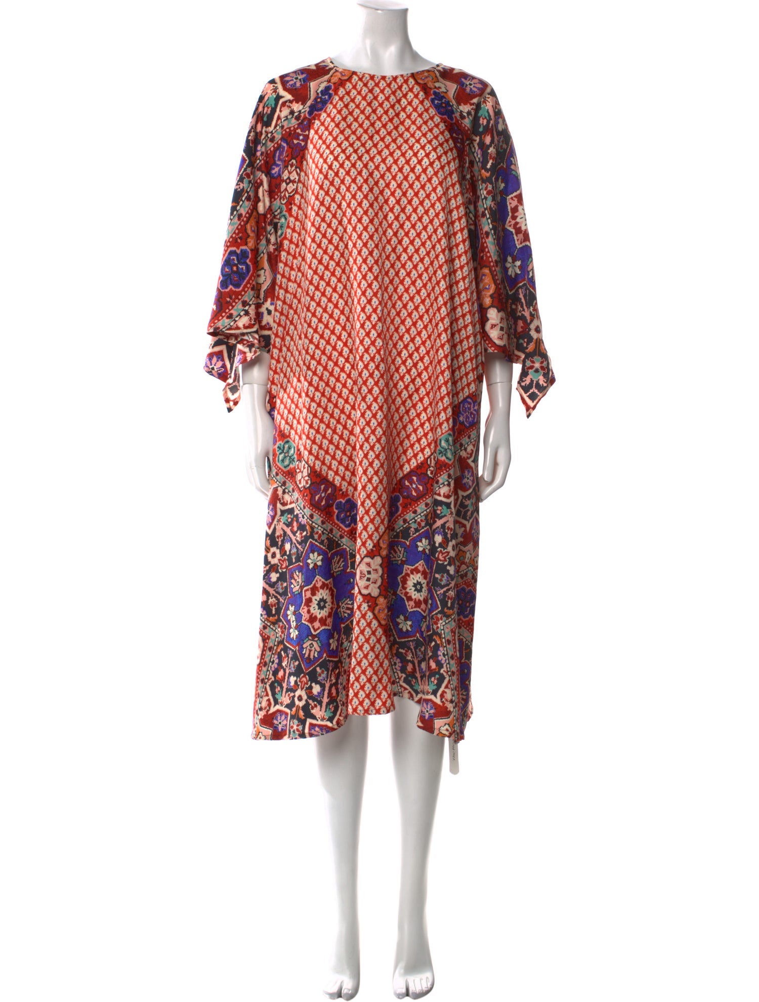 D'Ascoli Silk Midi Length Dress