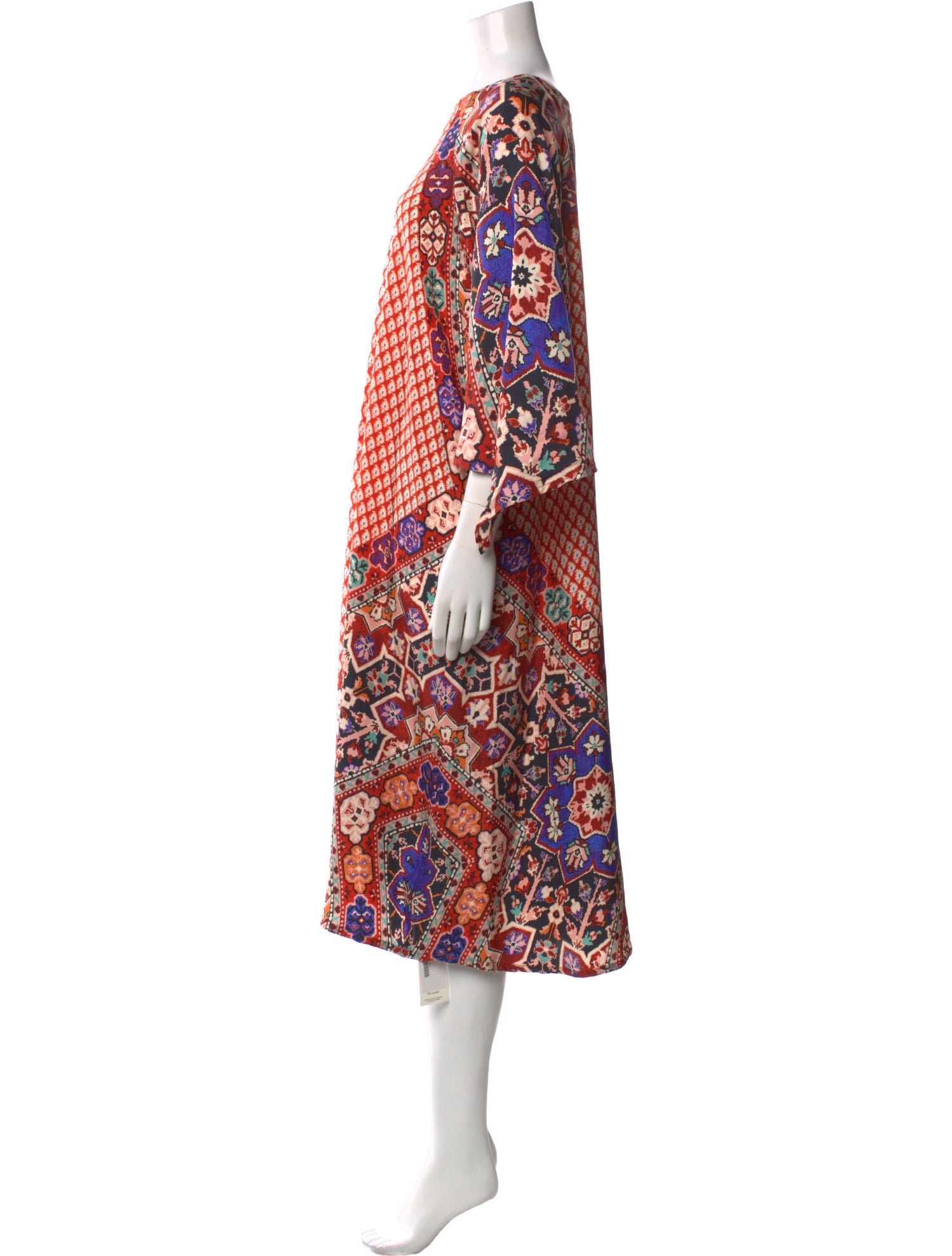 D'Ascoli Silk Midi Length Dress