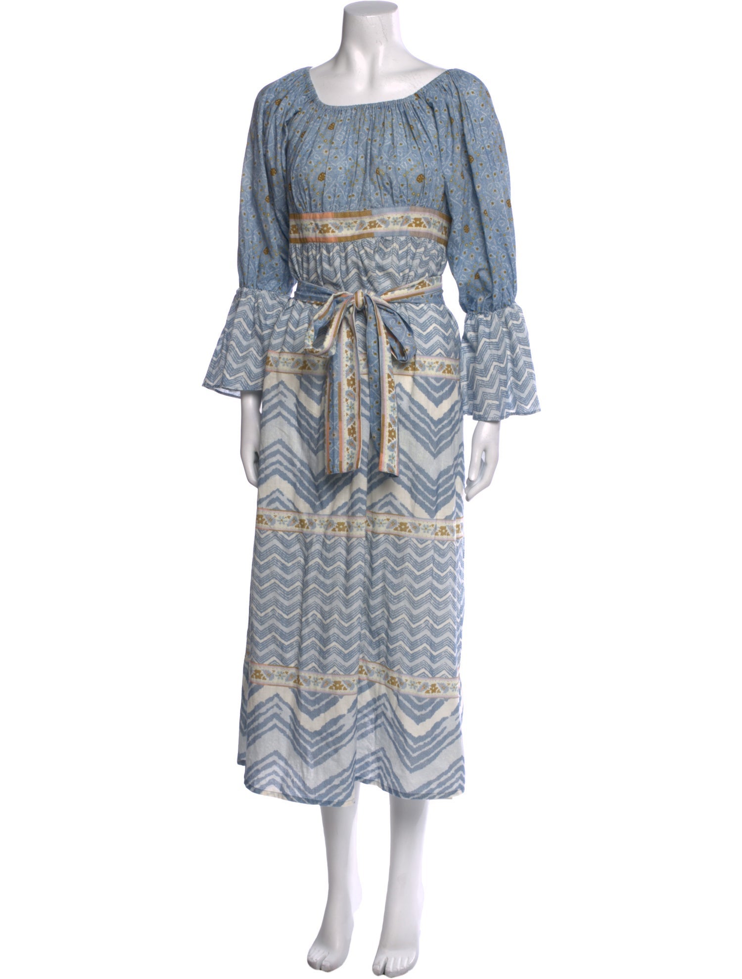 D'Ascoli Printed Midi Length Dress