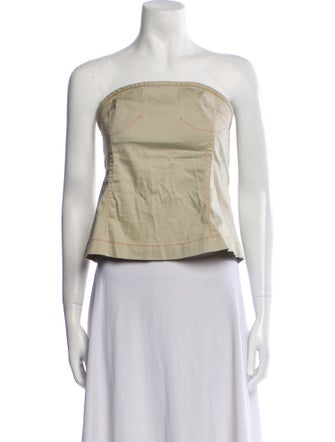 Dana Foley NYC Strapless Crop Top