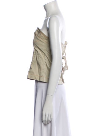 Dana Foley NYC Strapless Crop Top