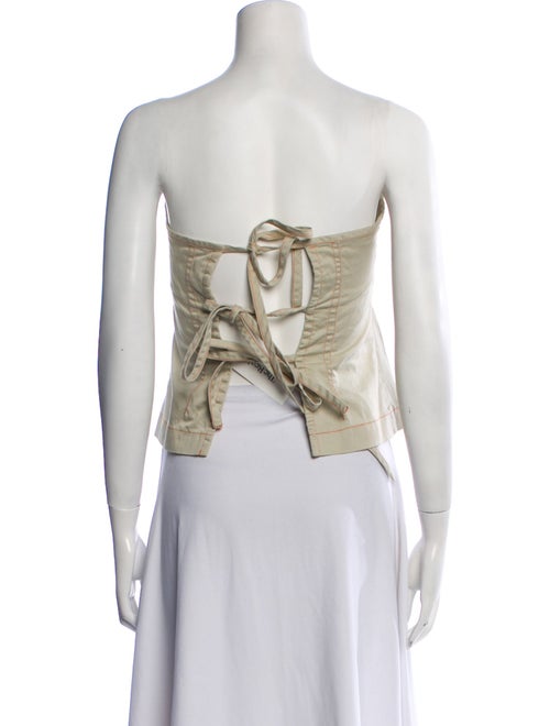 Dana Foley NYC Strapless Crop Top