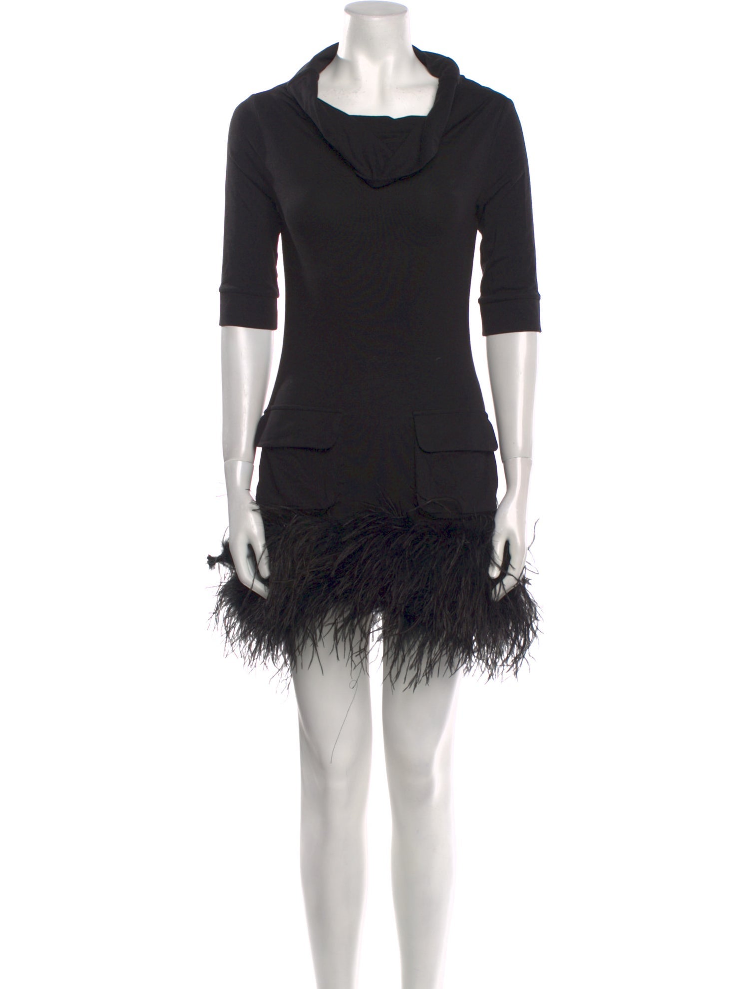 Dana Foley NYC Cowl Neck Mini Dress