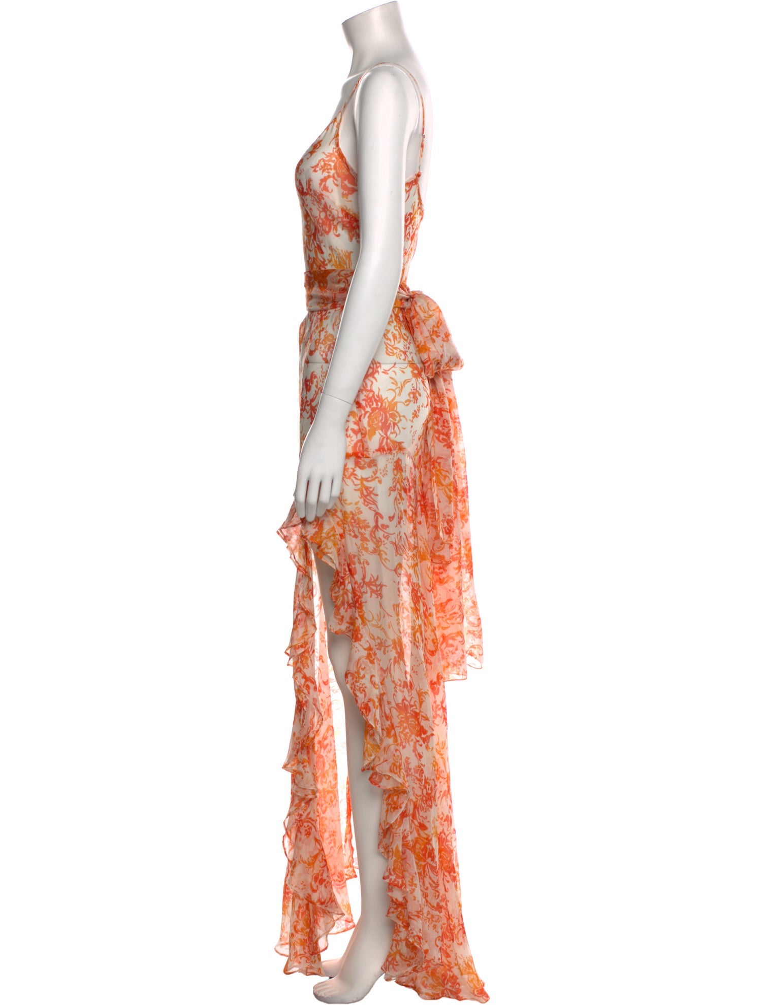 Dana Foley NYC Floral Print Long Dress