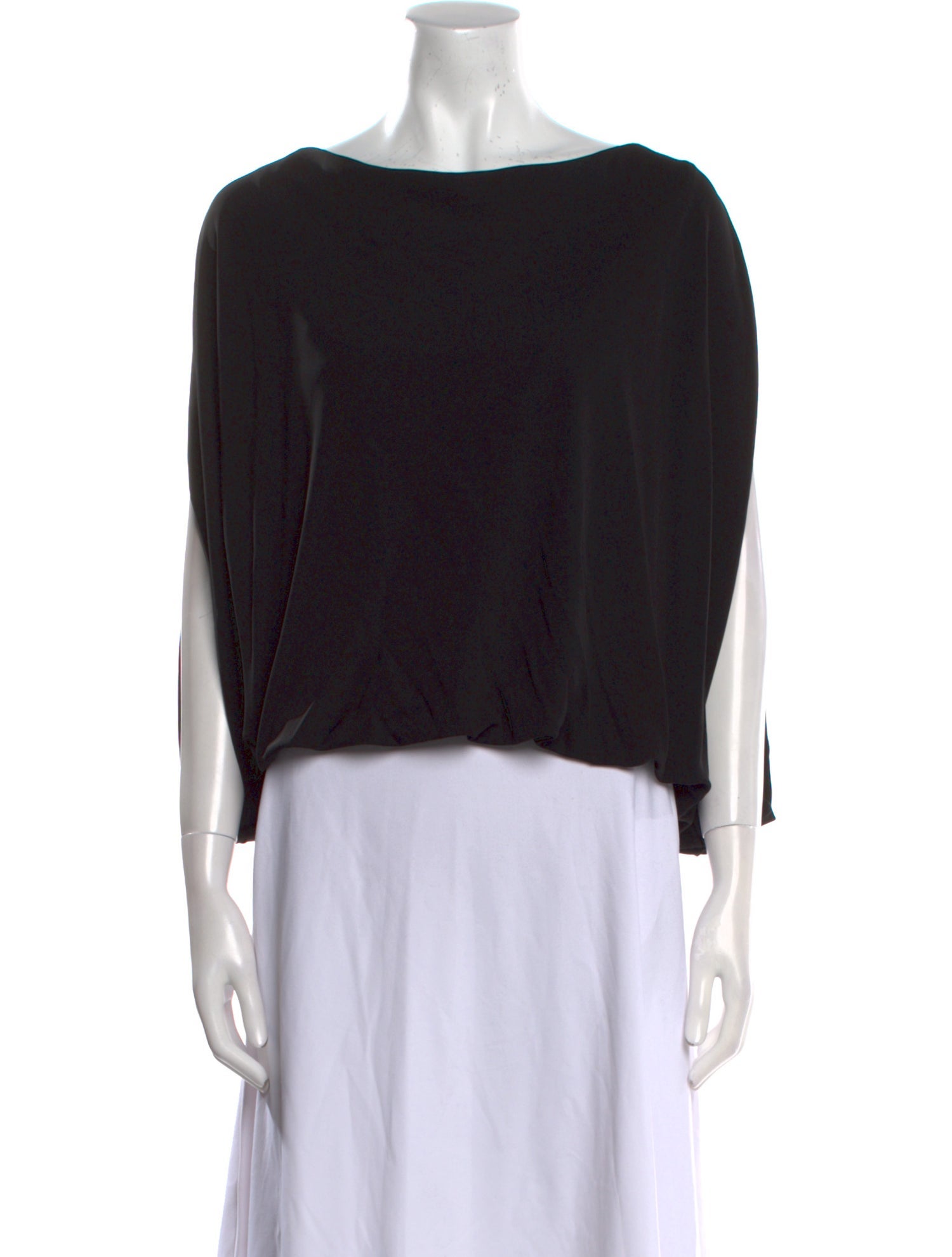 Dana Foley NYC Bateau Neckline Three-Quarter Sleeve Top