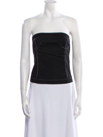 Dana Foley NYC Strapless Crop Top