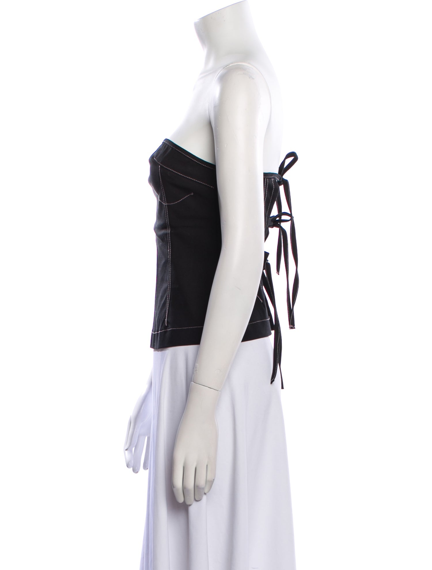 Dana Foley NYC Strapless Crop Top