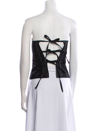 Dana Foley NYC Strapless Crop Top