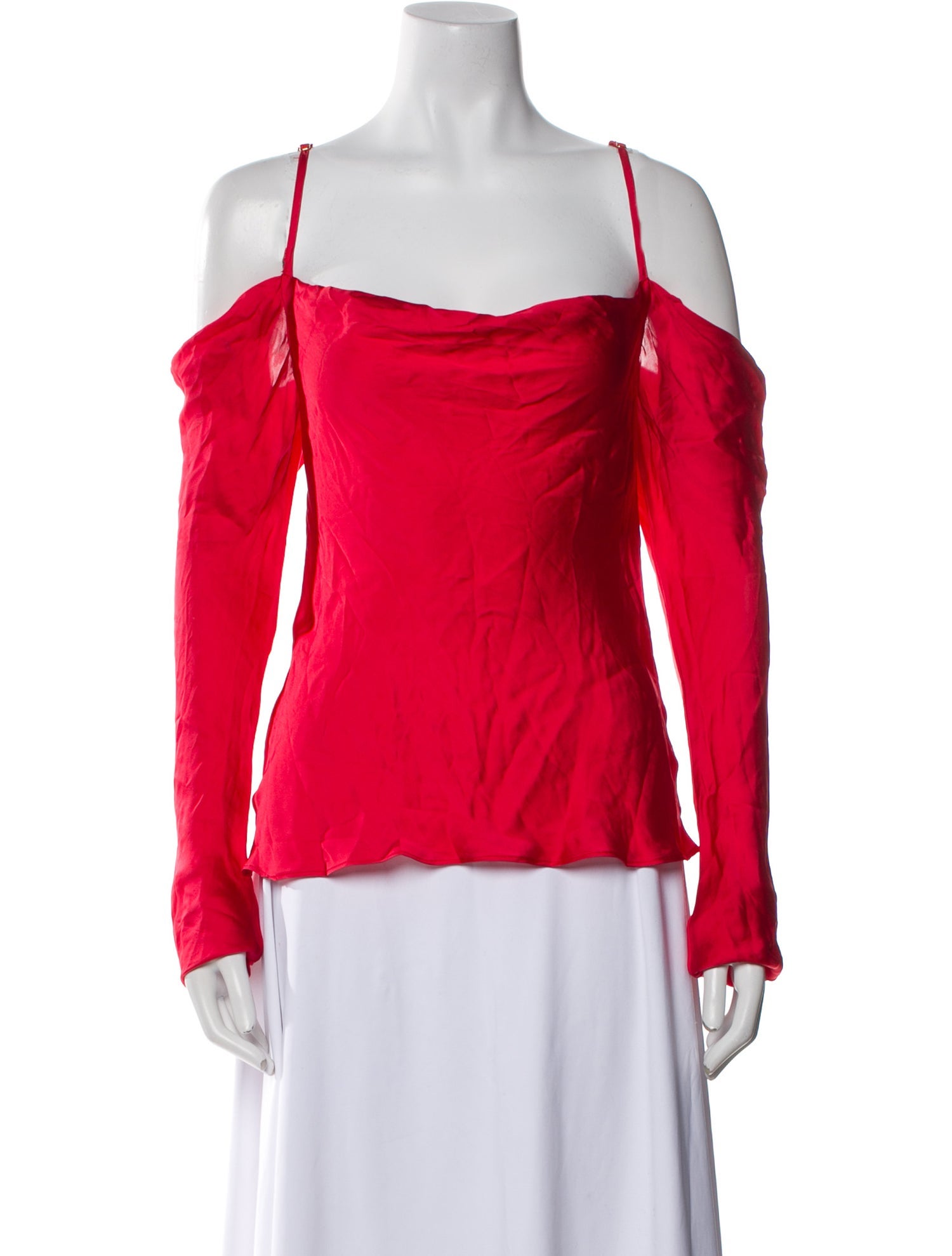 Dana Foley NYC Square Neckline Long Sleeve Blouse