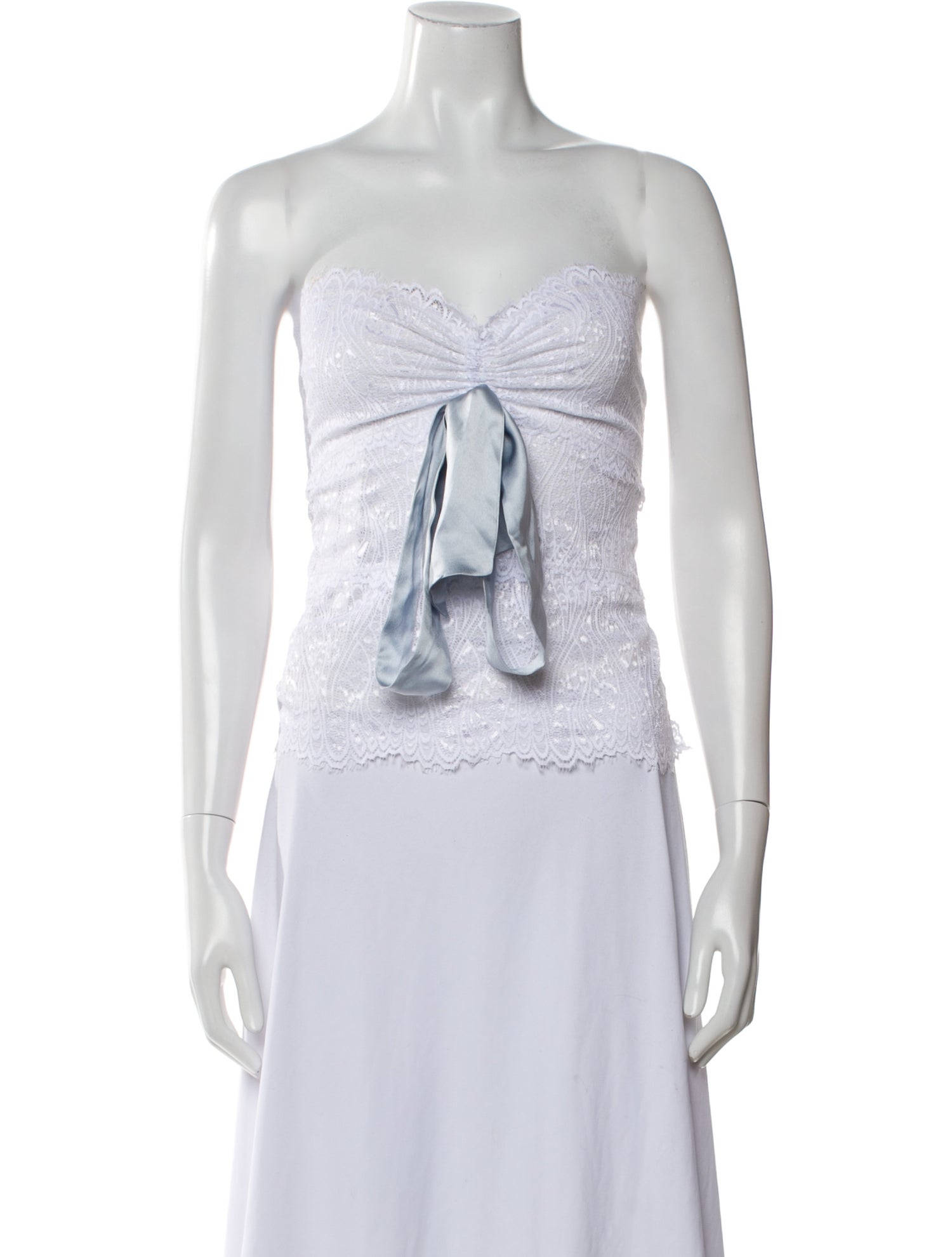 Dana Foley NYC Strapless Crop Top