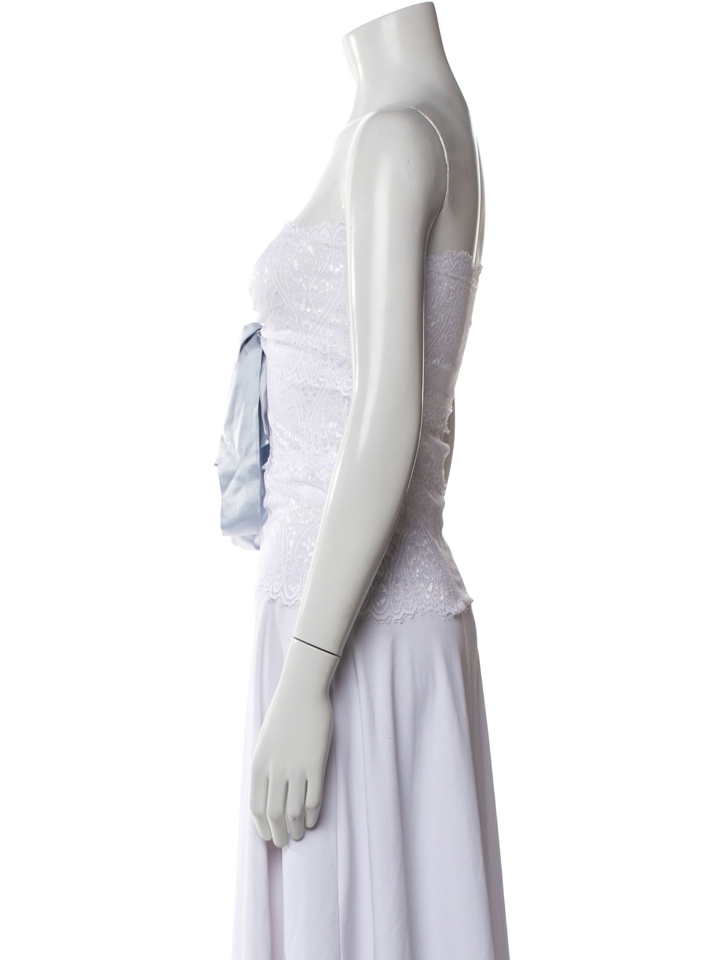 Dana Foley NYC Strapless Crop Top