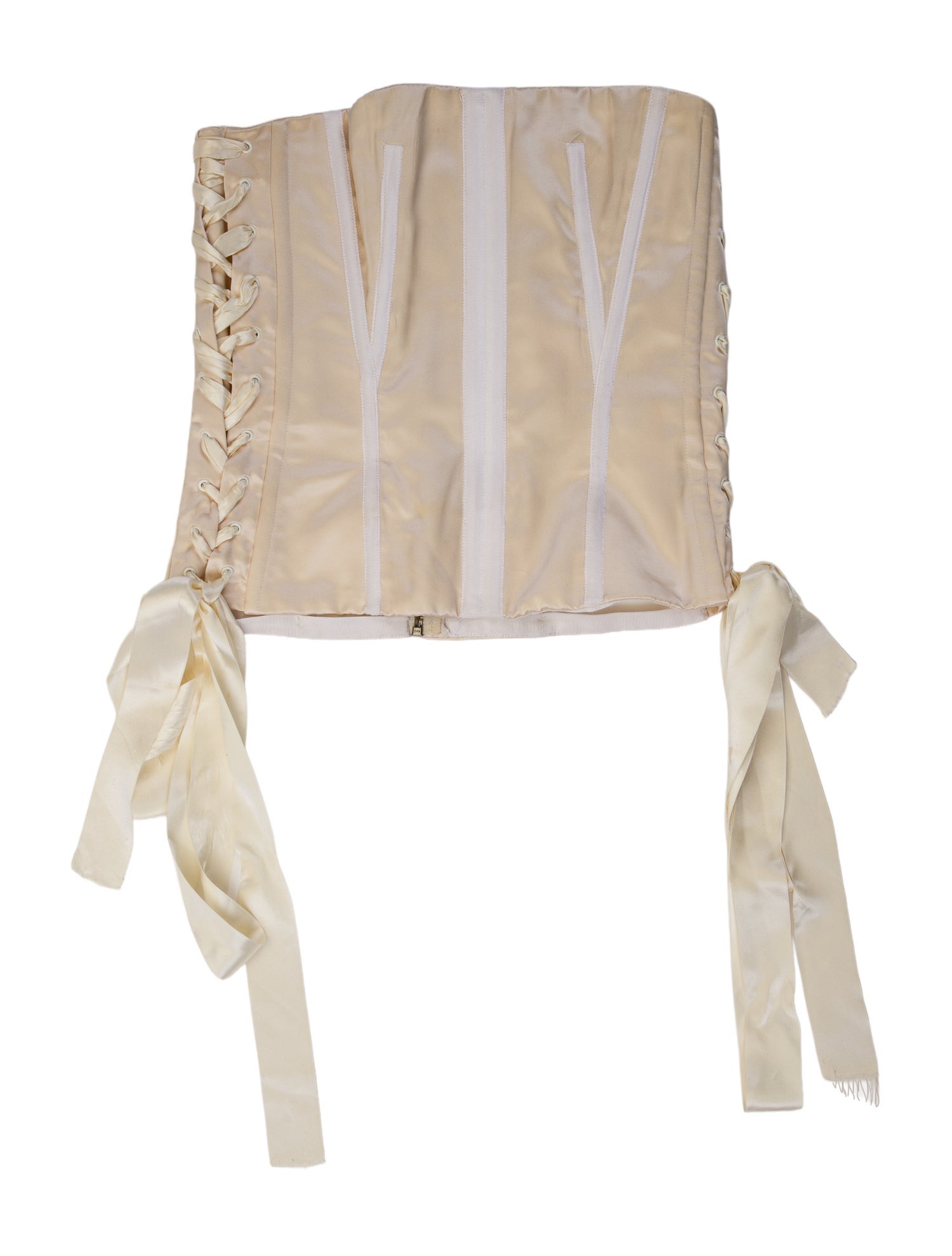 Dana Foley NYC Strapless Long Sleeve Crop Top