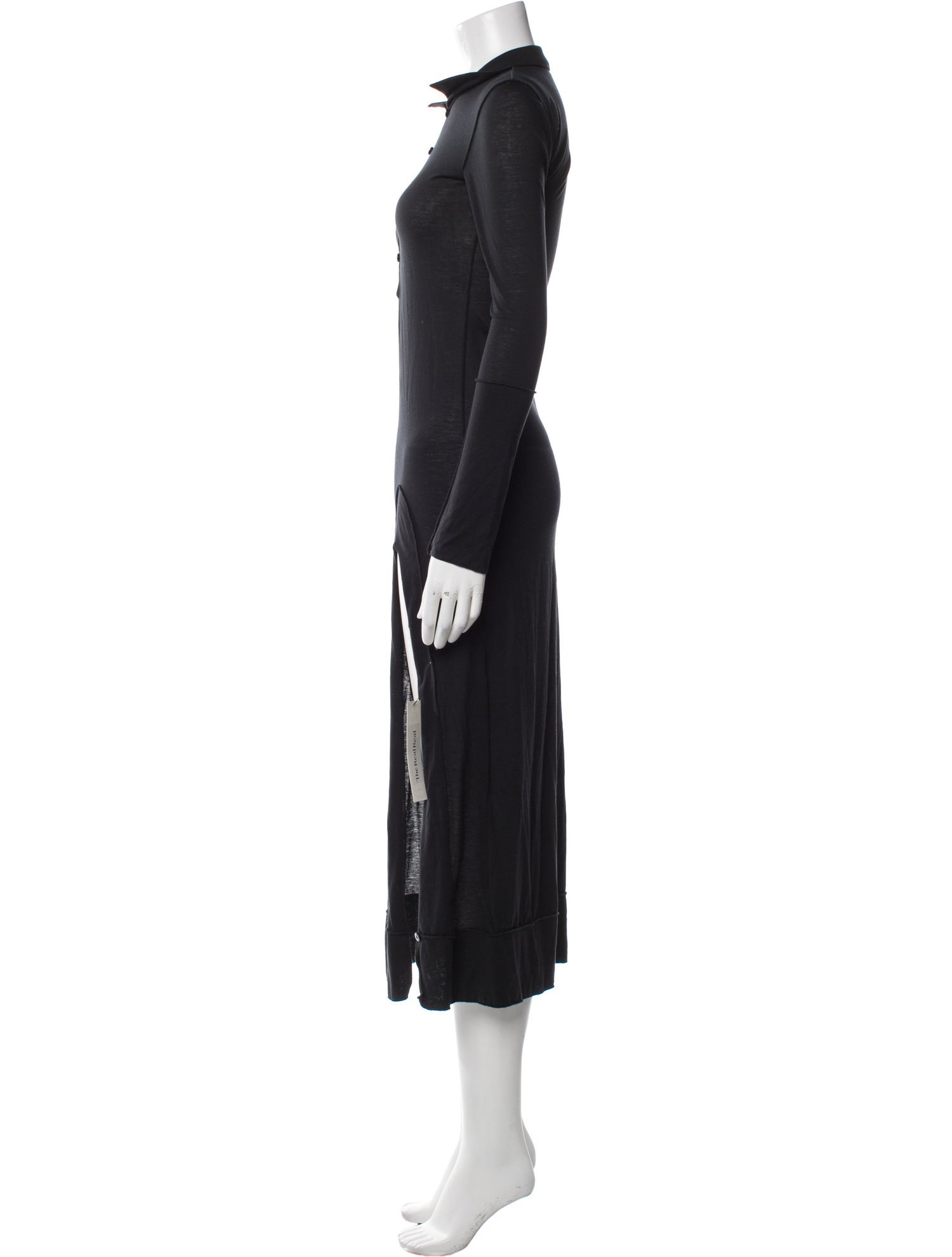 Dana Foley NYC Mock Neck Midi Length Dress