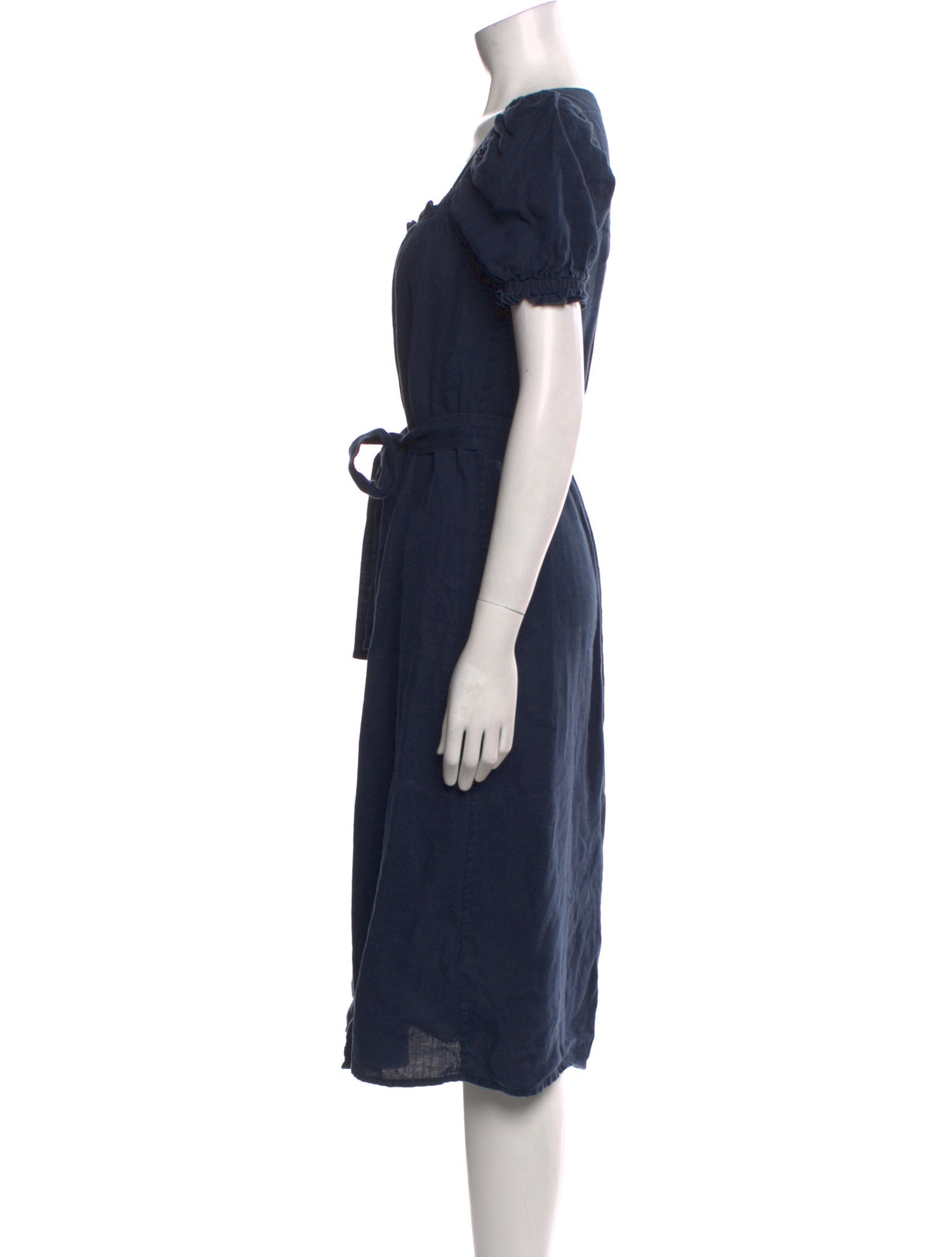 Daily Sleeper Linen Midi Length Dress