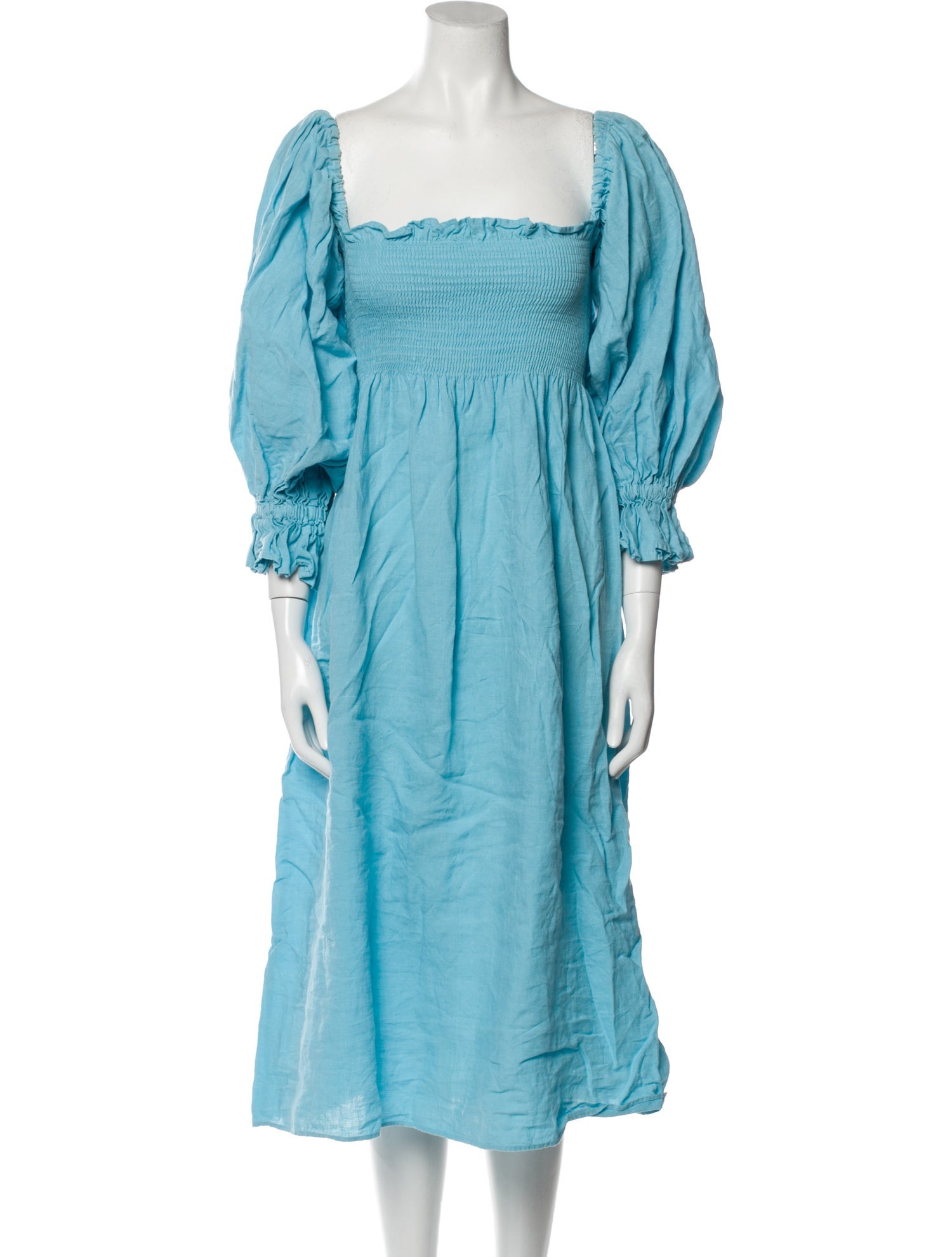 Daily Sleeper Linen Knee-Length Dress