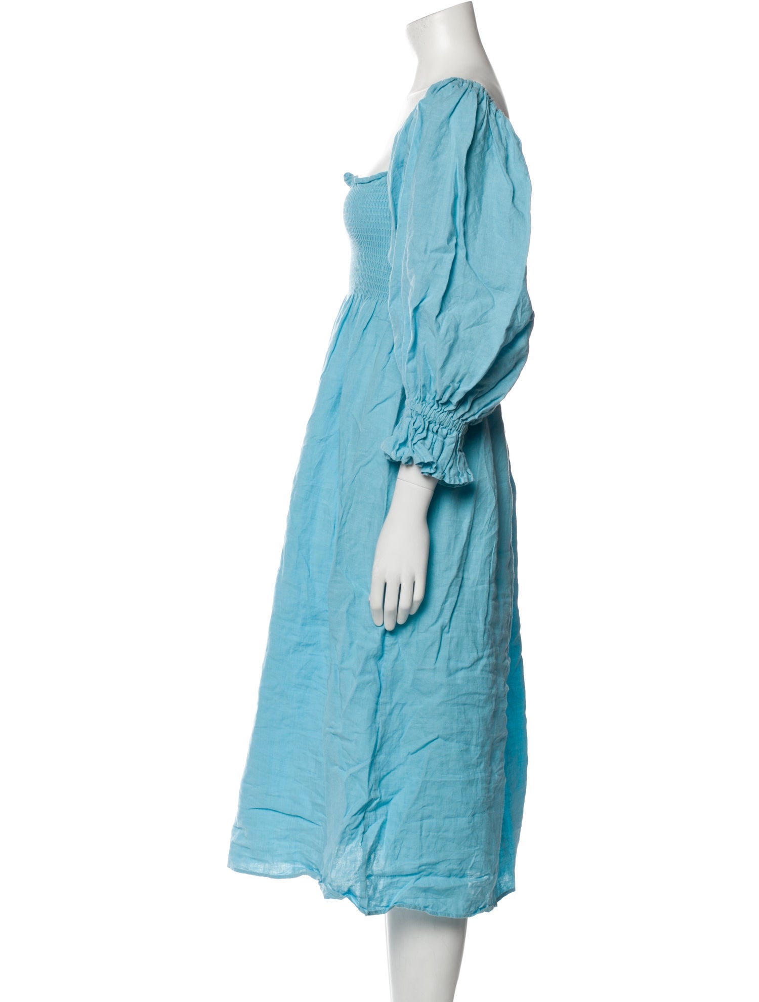 Daily Sleeper Linen Knee-Length Dress