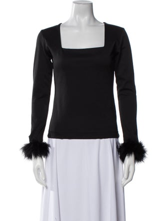 Sleeper Square Neckline Long Sleeve Top