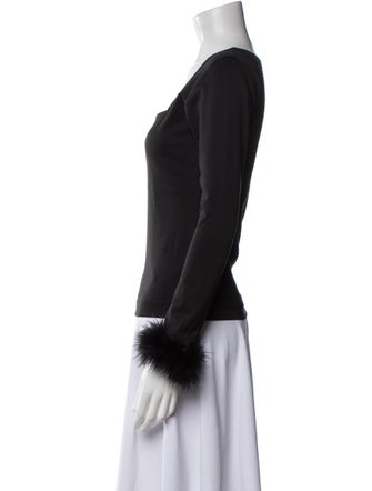 Sleeper Square Neckline Long Sleeve Top