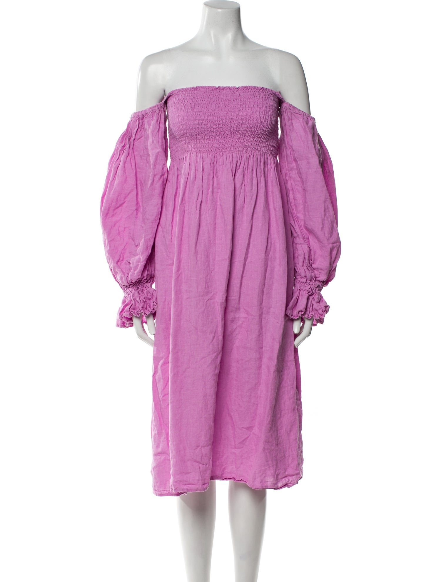 Sleeper Linen Midi Length Dress