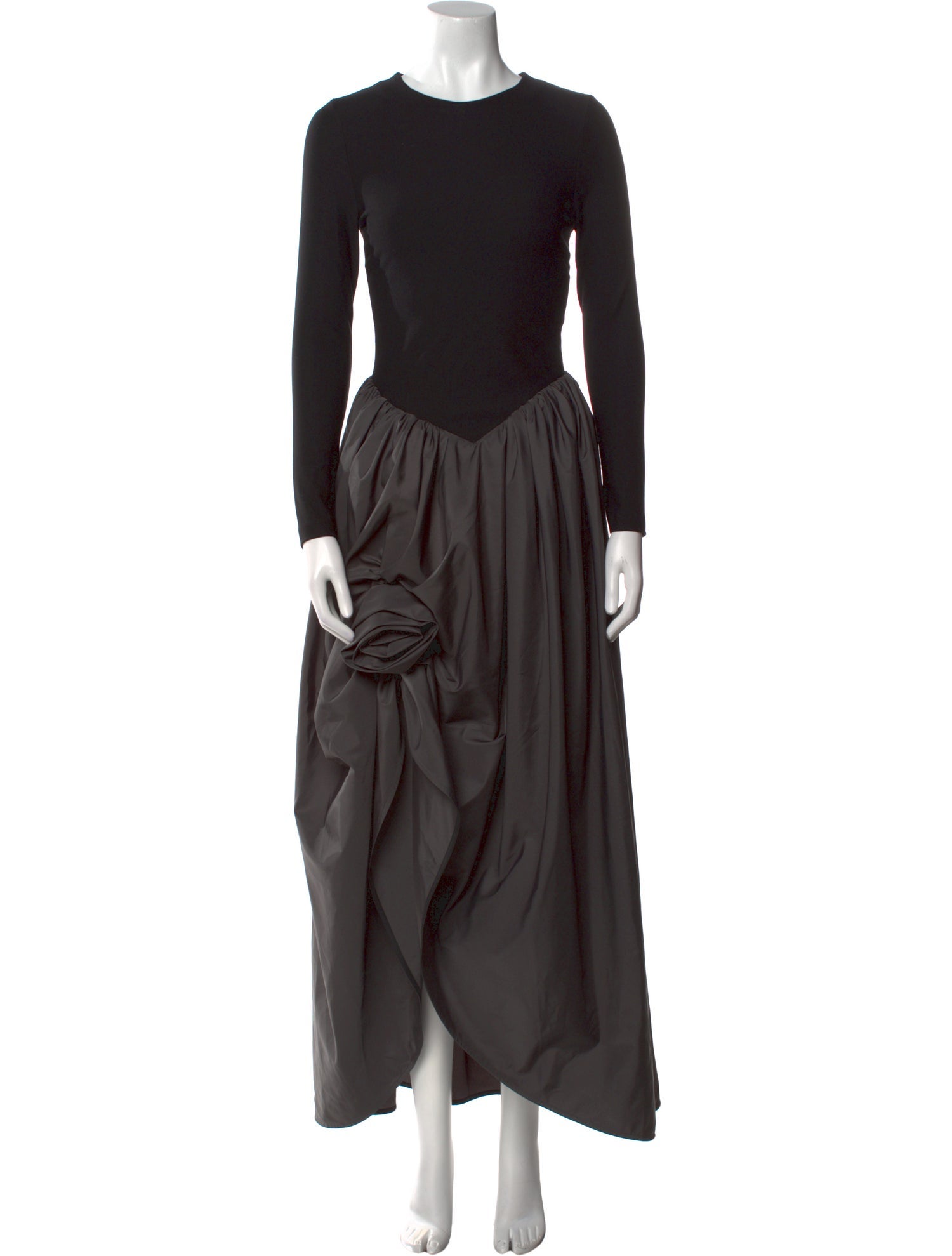 Daily Sleeper Crew Neck Long Dress
