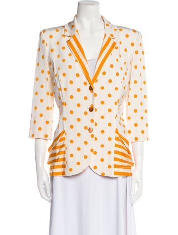 D'Alba Duchini Jackets Polka Dot Print Blazer L