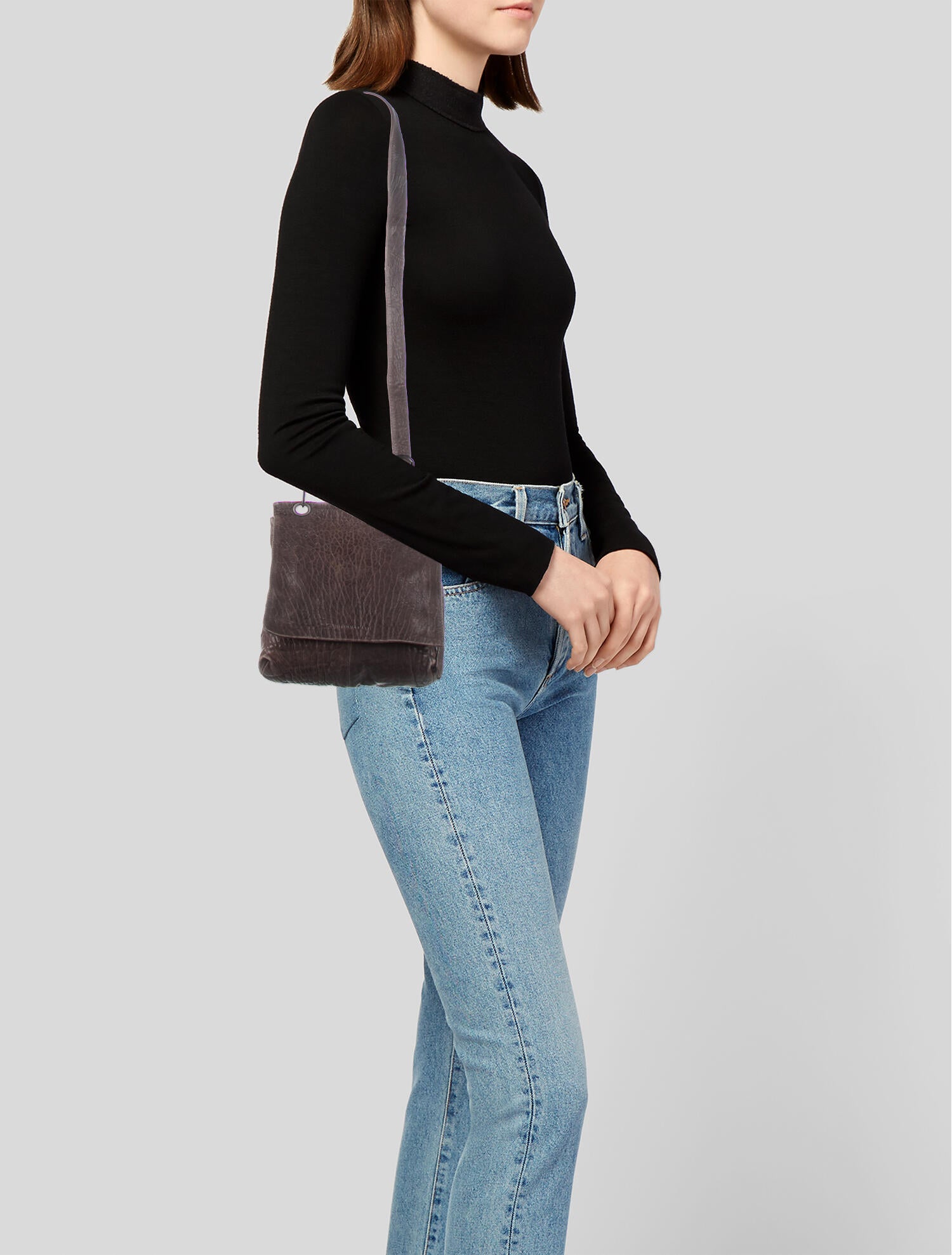 Daniella Lehavi Small Pebbled Leather Crossbody Bag