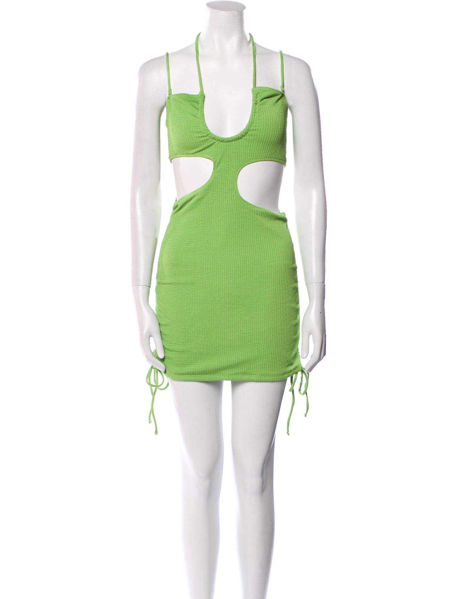 Danielle Guizio Halterneck Mini Dress