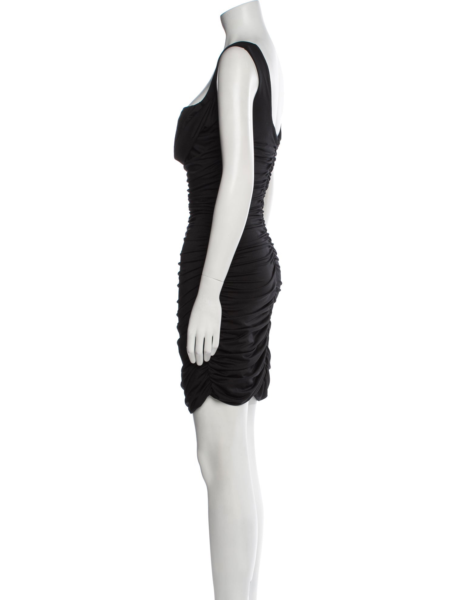 Danielle Guizio Square Neckline Mini Dress