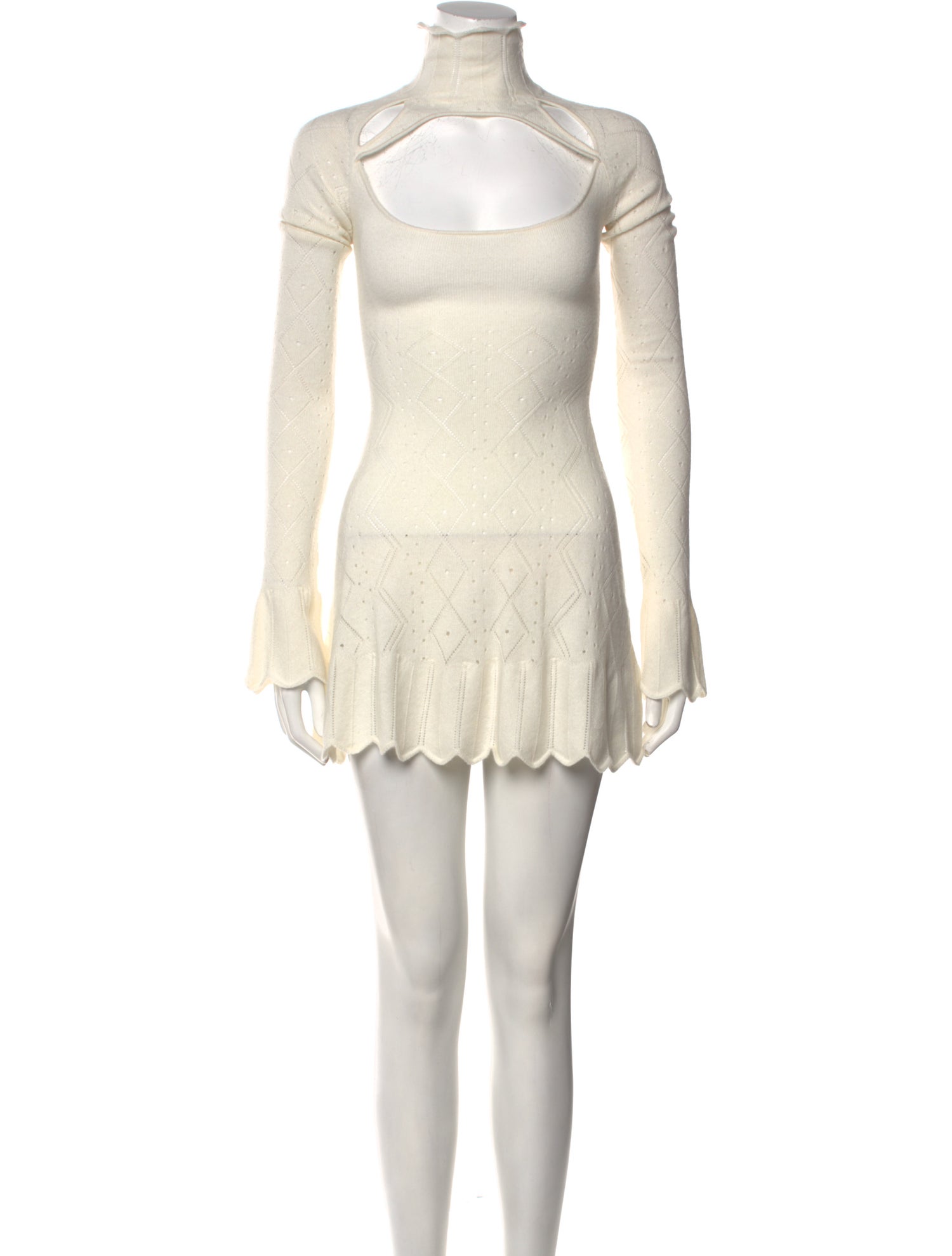 Danielle Guizio Mock Neck Mini Dress w/ Tags