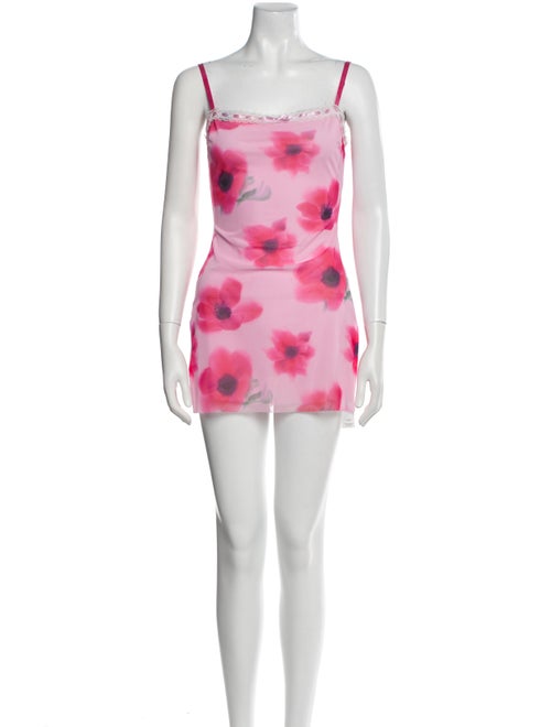 Danielle Guizio Printed Mini Dress