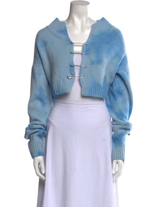 Danielle Guizio Virgin Wool Open Front Sweater