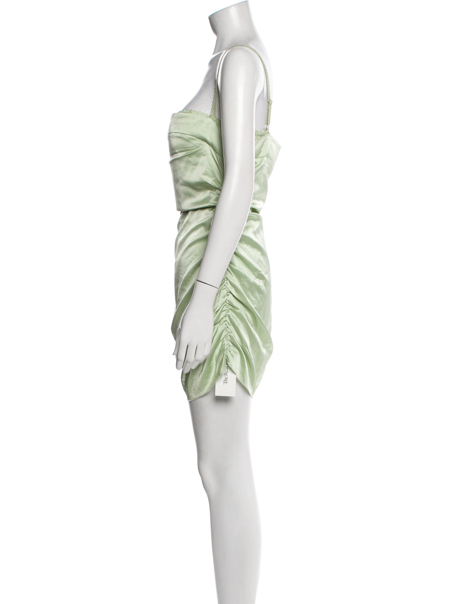 Danielle Guizio Square Neckline Mini Dress