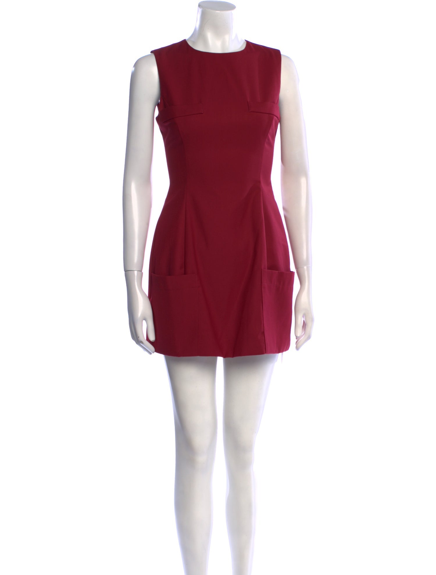 Danielle Guizio Crew Neck Mini Dress