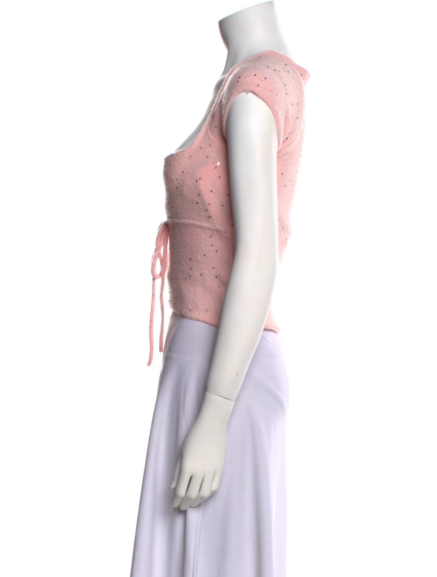 Danielle Guizio Square Neckline Sweater