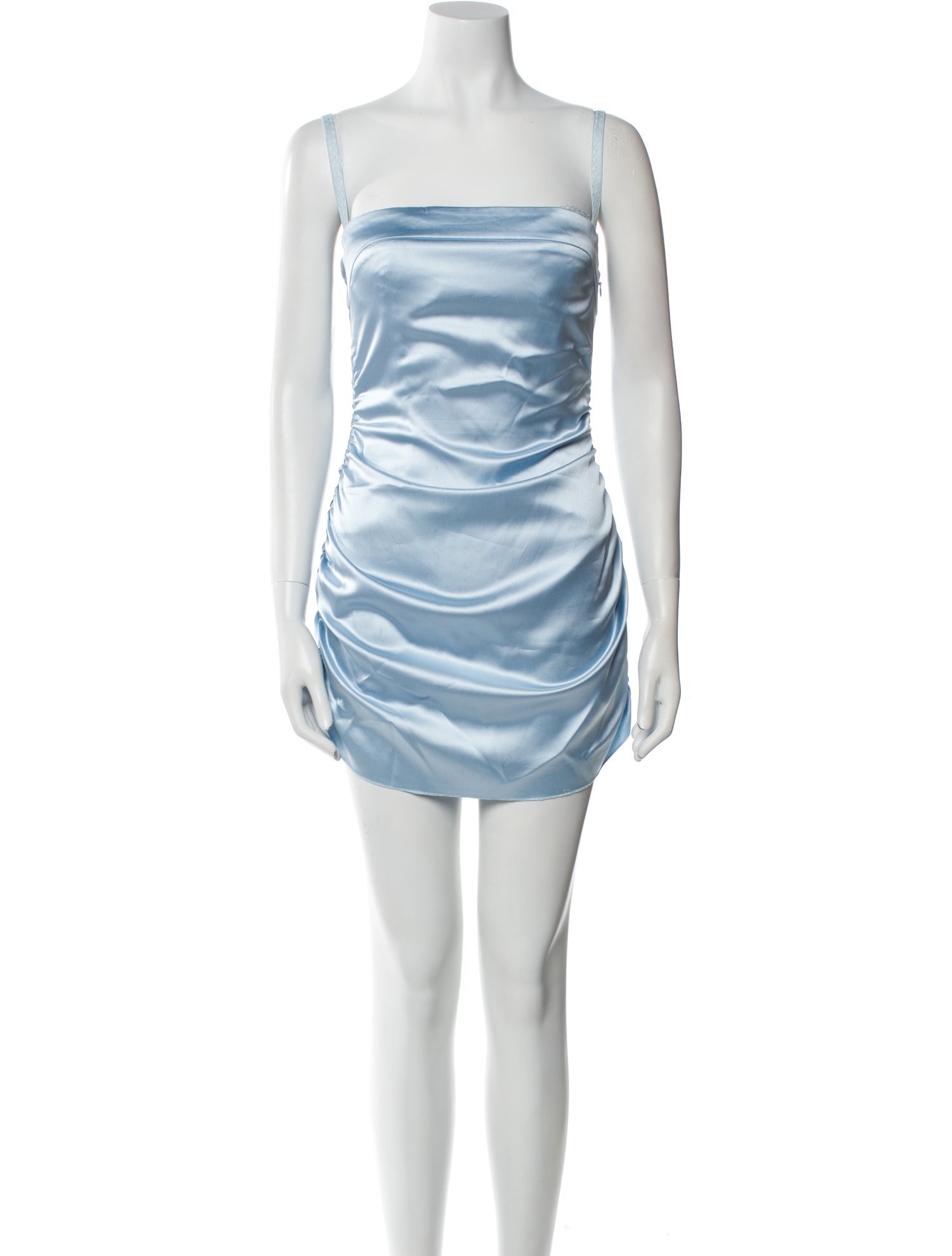 Danielle Guizio Square Neckline Mini Dress