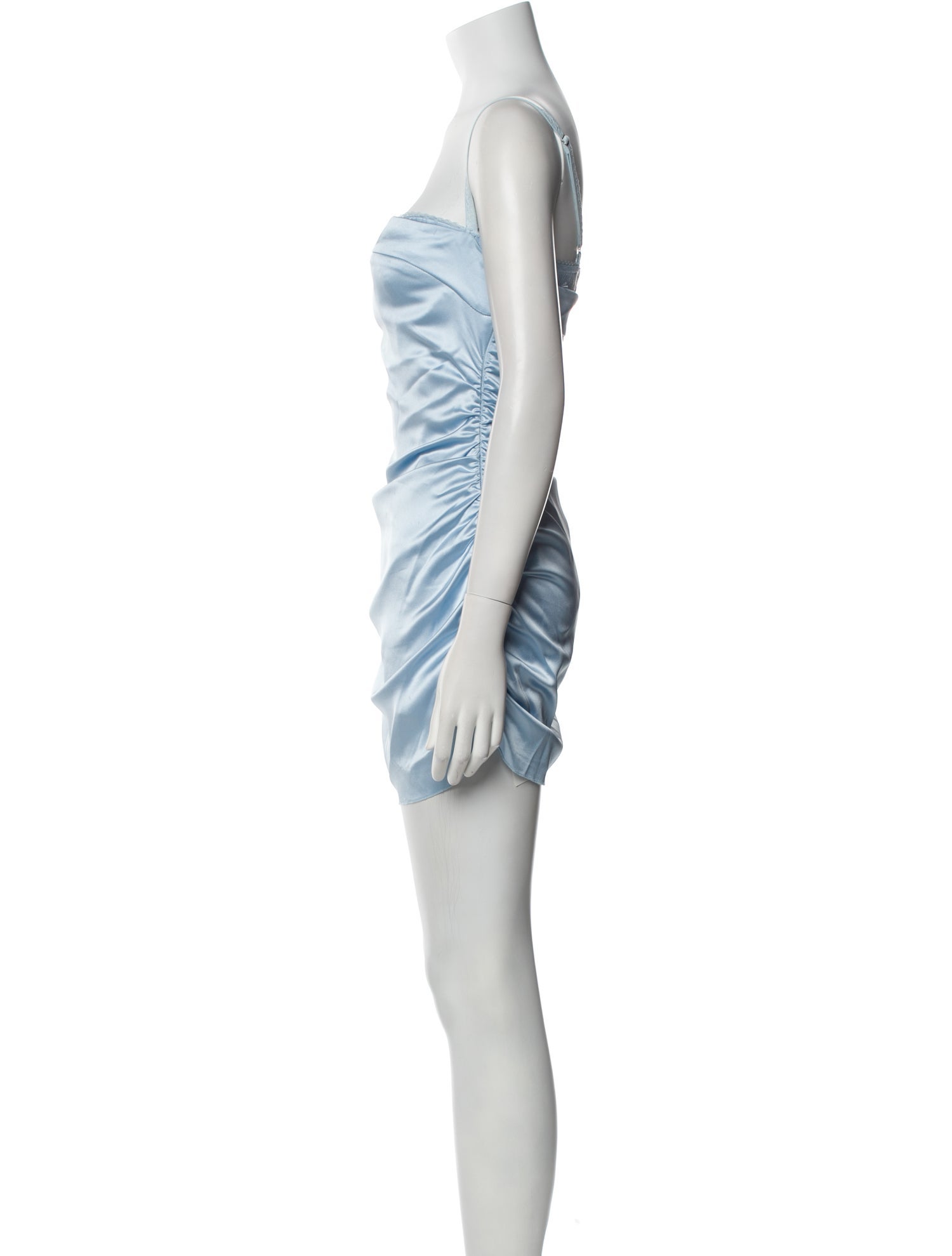 Danielle Guizio Square Neckline Mini Dress