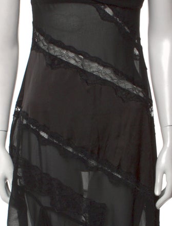 Danielle Guizio Cowl Neck Long Dress