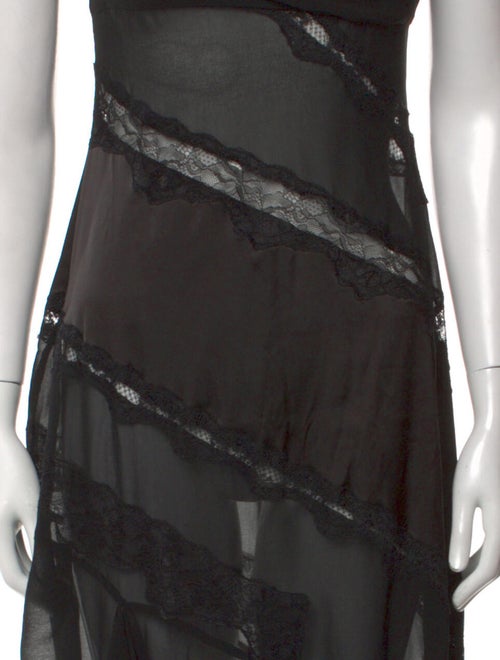 Danielle Guizio Cowl Neck Long Dress