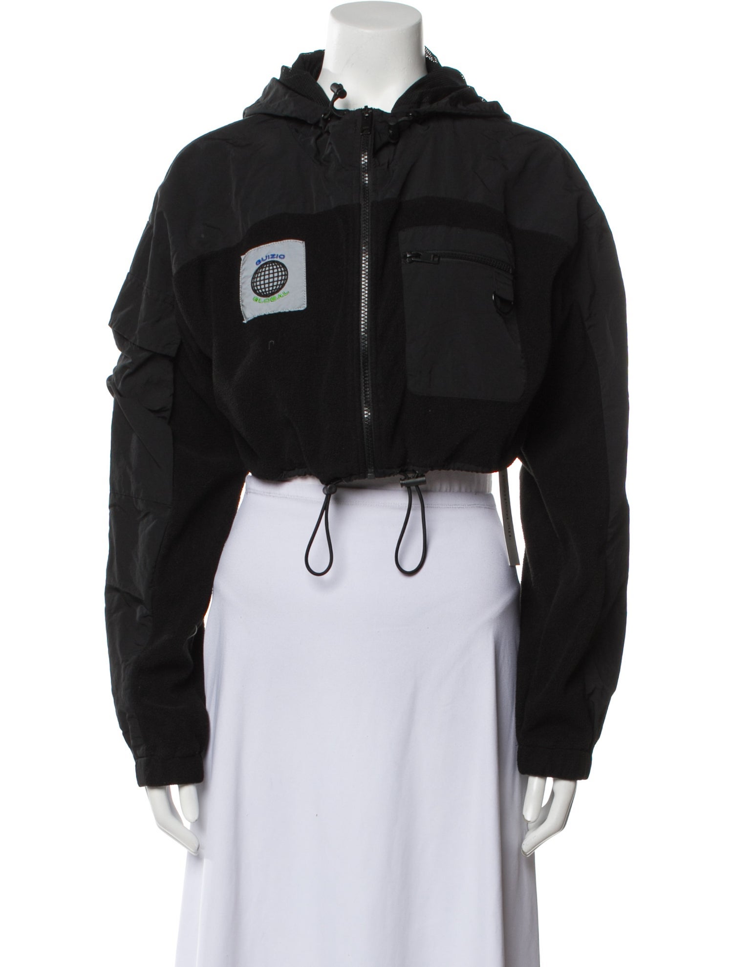 Danielle Guizio Graphic Print Utility Jacket