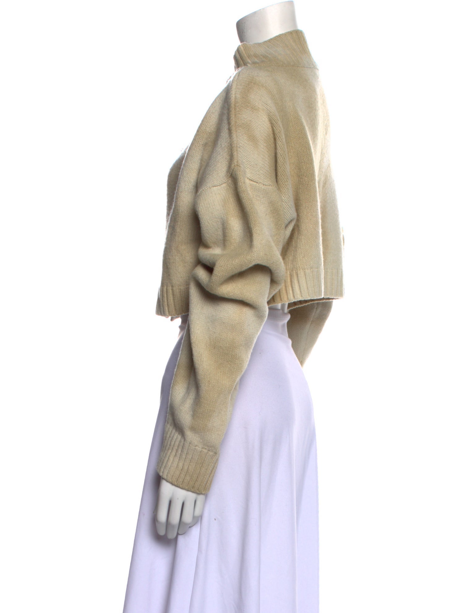 Danielle Guizio Virgin Wool V-Neck Sweater