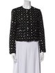 Danielle Guizio Polka Dot Print Evening Jacket