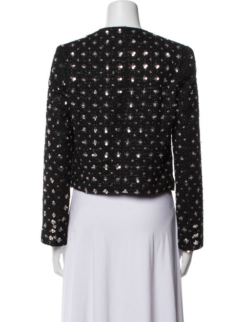 Danielle Guizio Polka Dot Print Evening Jacket