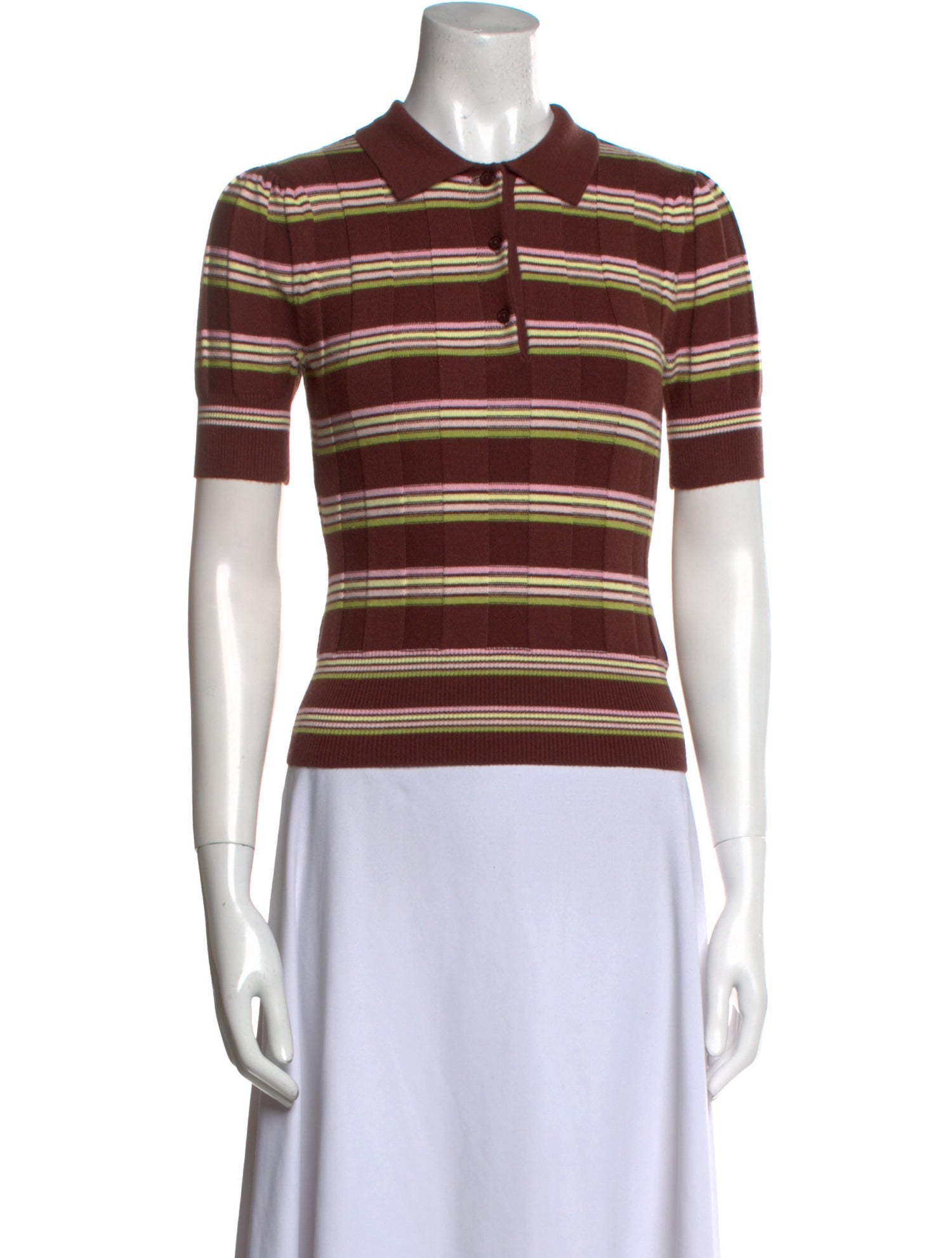 Danielle Guizio Striped Crew Neck Sweater w/ Tags