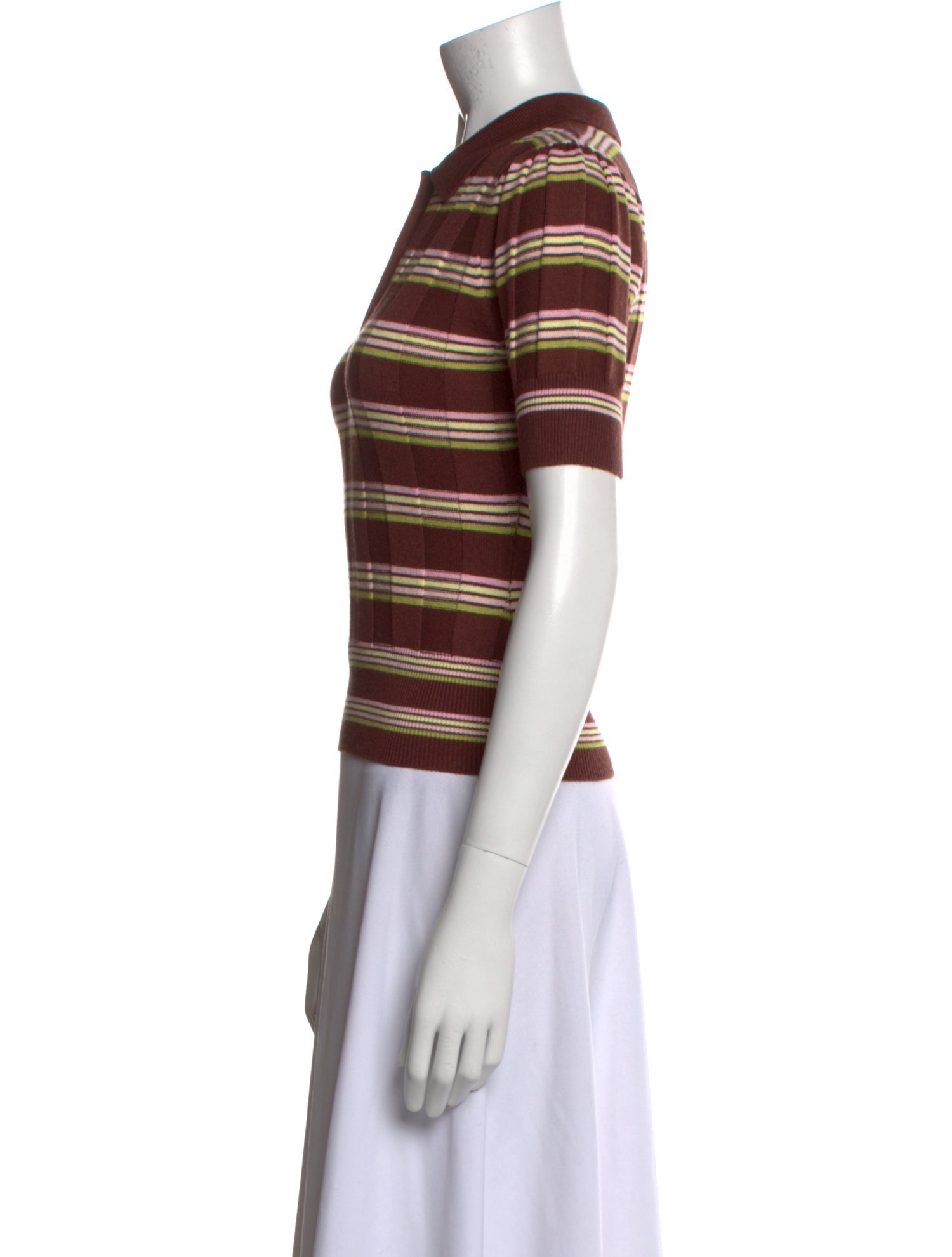 Danielle Guizio Striped Crew Neck Sweater w/ Tags