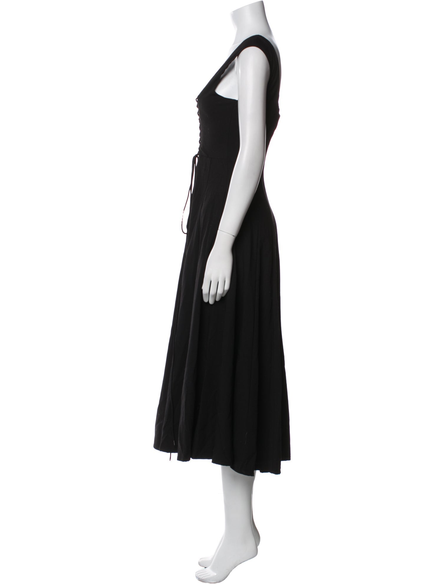Danielle Guizio Square Neckline Long Dress