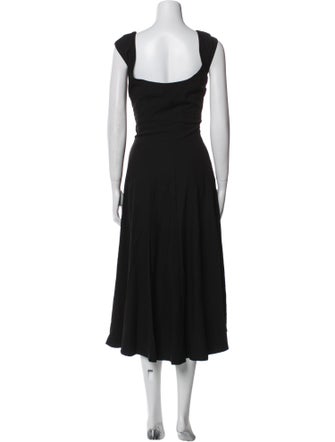 Danielle Guizio Square Neckline Long Dress