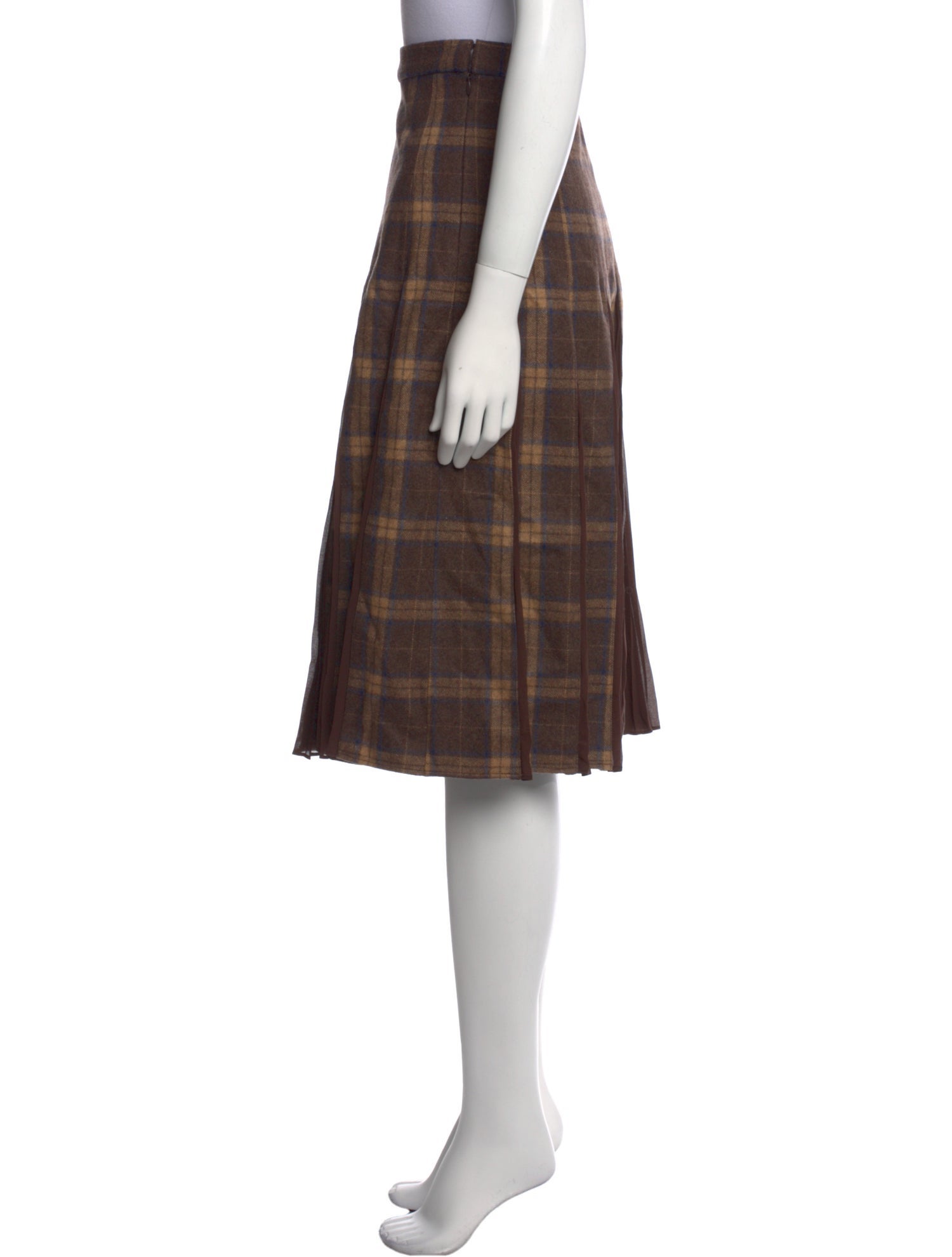 Danielle Guizio Wool Knee-Length Skirt w/ Tags