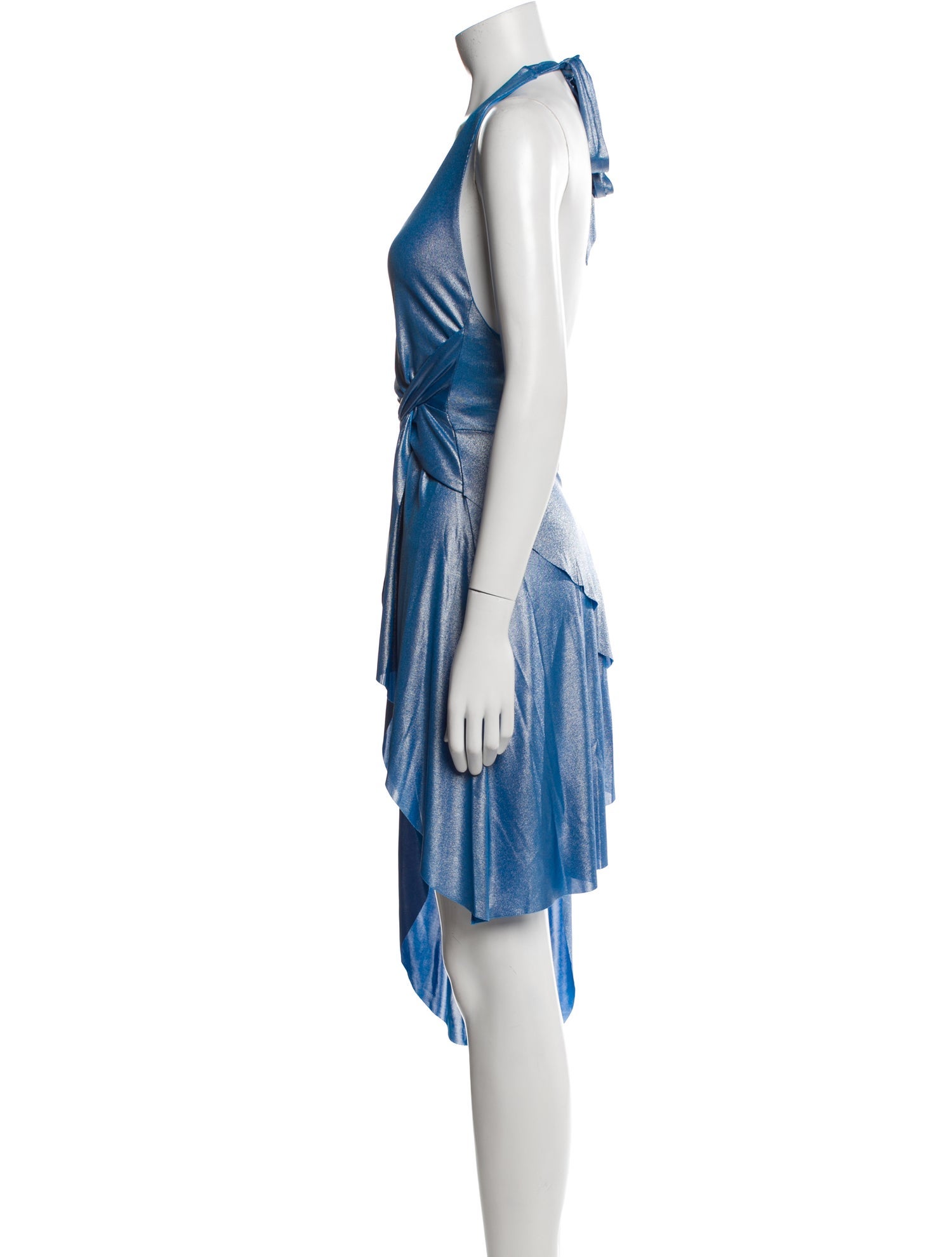 Danielle Guizio Halterneck Mini Dress