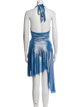 Danielle Guizio Halterneck Mini Dress